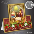 Nativity Scene Tent Card Kit. 2