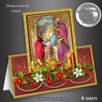 Nativity Scene Tent Card Kit. 4