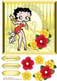 Betty Boop Card Front Yellow Tone 5