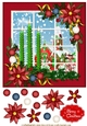 Christmas Decoration 8x8 Card Front 1