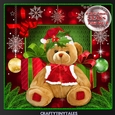 Christmas Bears Card Front Kit. 4