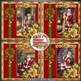 GOLD Happy Holidays Santa Bumper Kit