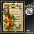 Christmas Melody Card Front Mini Kit.1