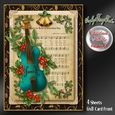 Christmas Melody Card Front Mini Kit.4