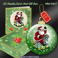 3D Santa Bauble,Card and Box Mini Kit 1