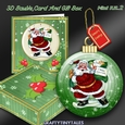 3D Santa Bauble,Card and Box Mini Kit 2
