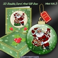 3D Santa Bauble,Card and Box Mini Kit 3