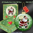3D Santa Bauble,Card and Box Mini Kit 4