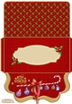 Red Gold Voucher Christmas Decor 6