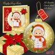 3D Bauble Card And Gift Box Set Two Mini Kit 5