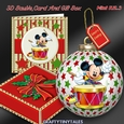 3D Bauble Card And Gift Box The Drummer Mouse