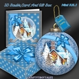 3D Bauble Card And Gift Box Christmas Church Kit.1