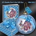 3D Bauble Card And Gift Box Christmas Church Kit.3