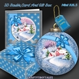 3D Bauble Card And Gift Box Christmas Church Kit.5