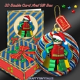 3D Bauble Card And Gift Box Christmas Lego 2