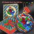 3D Bauble Card And Gift Box Christmas Lego 4
