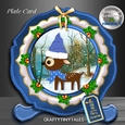 Adopt a Reindeer Christmas Plate Card 5