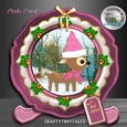 Adopt a Reindeer Christmas Plate Card 6