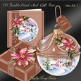 Rose Gold 3D Bauble Christmas Church Scene Kit.1