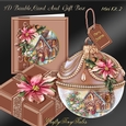 Rose Gold 3D Bauble Christmas Church Scene Kit.2