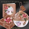 Rose Gold 3D Bauble Christmas Church Scene Kit.4