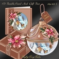 Rose Gold 3D Bauble Christmas Church Scene Kit.5