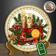 Christmas Plate with Stand.Mini Kit.4