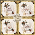 White Christmas Wordart Card Front Bundle.