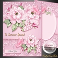 Pretty and Pink 6x8 Floral Card Front Mini Kit.4