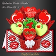 Valentine Cookie Frog Basket Tent Card 5
