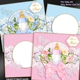 Baby Boy Baby Girl Bottle Card Front Set