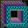 Six Diamond Cut 8x8 Frame Set 1