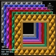 Six Diamond Cut 8x8 Frame Set 2