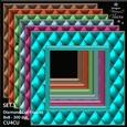 Six Diamond Cut 8x8 Frame Set 3