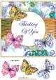 Floral and Butterflies Thinking of You CF. 3