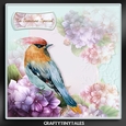 Pretty In Pastel Birds and Floral 9