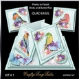 Birds and Butterflies Quad Easel Kit.1