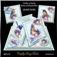 Birds and Butterflies Quad Easel Kit.2