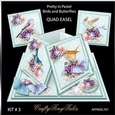 Birds and Butterflies Quad Easel Kit.3