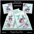 Birds and Butterflies Quad Easel Kit.5