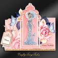 Pretty Lady Tent Card Kit-5