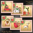 Winter Delights Pink Card Front Bumper Kit