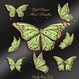 Eight Elegant Floral Butterflies Kit-3