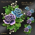 Gold Trim Rose Bouquet Kit-7