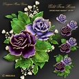 Gold Trim Rose Bouquet Kit-10