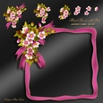 Floral Frame with Bow CU Designer Kit-3
