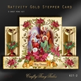 Nativity Gold Stepper Card Kit-2