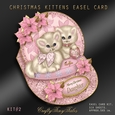 Christmas Kittens Easel Card Kit-2