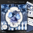 Flower Bouquet Fold Back Card Kit-3