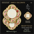 Rich and Elegant Premade Flora Easel Kits-2